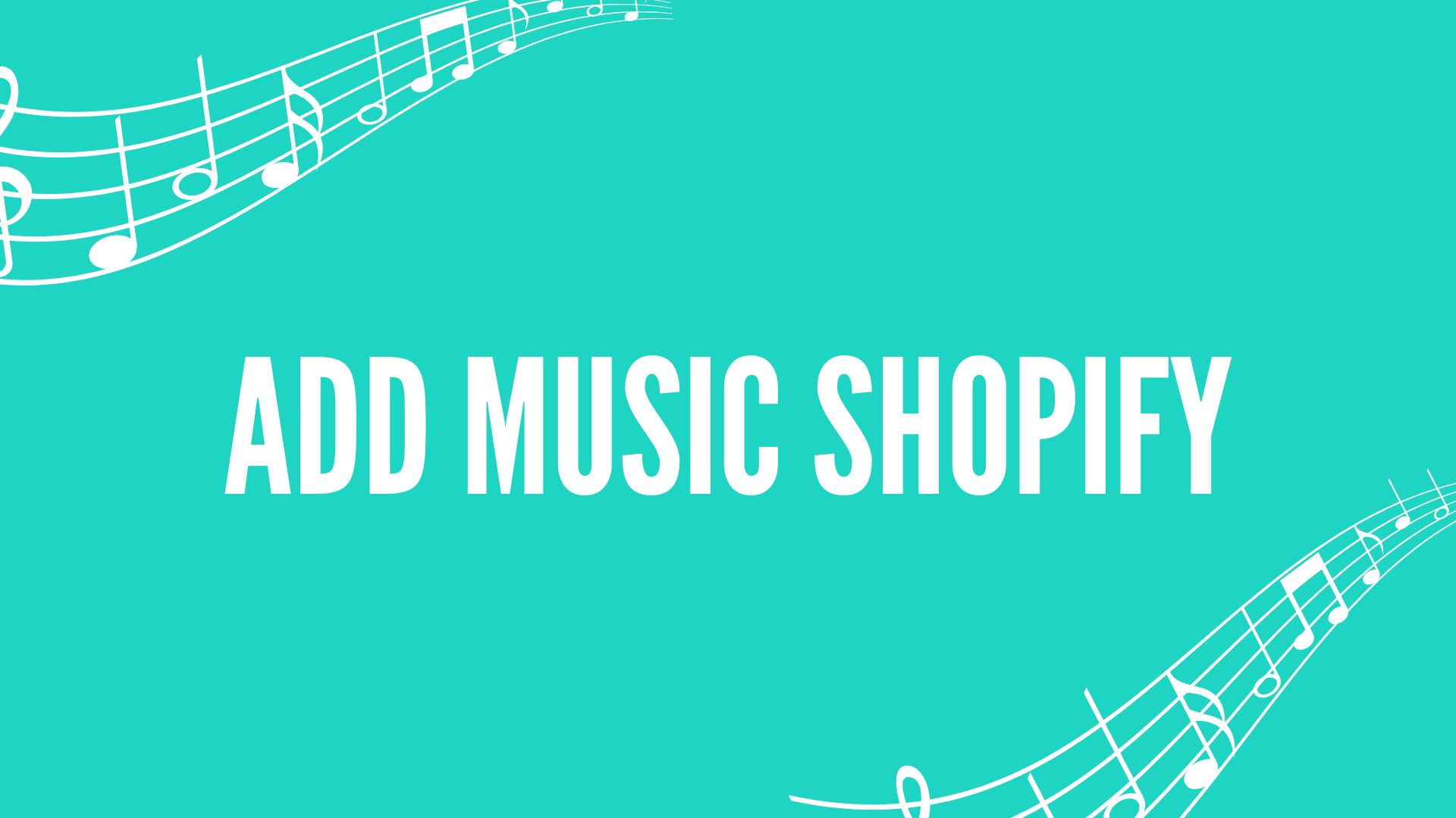 How to ADD Music to Your Shopify Store